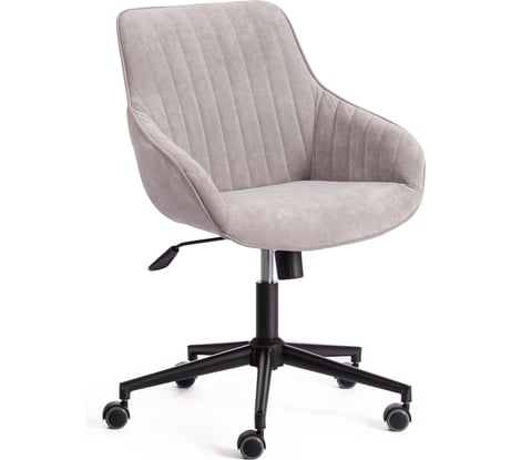 Кресло Tetchair dublin велюр clermon, светло-серый, 60 19960