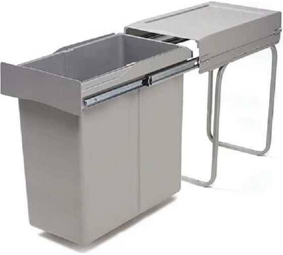 Система сортировки мусора ALVEUS Albio 25 40л, серый пластик 211958