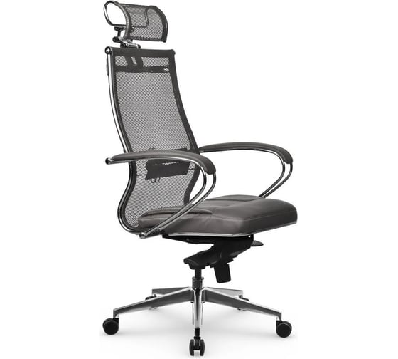 Кресло МЕТТА samurai sl-2.051 mpes, светло-коричневый/серый/серый z312298604