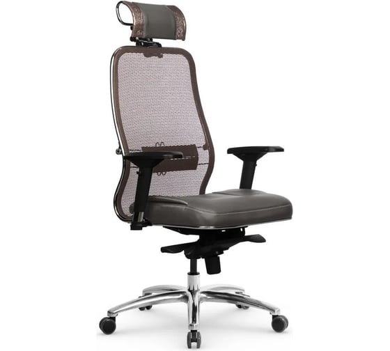 Кресло МЕТТА samurai sl-3.04 mpes, светло-коричневый/серый z312422931 1