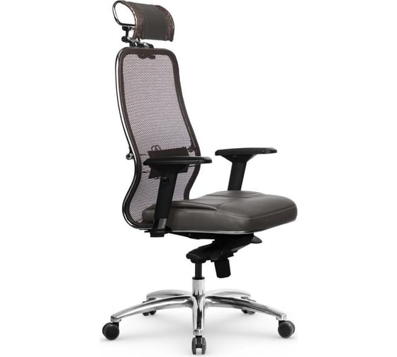 Кресло МЕТТА samurai sl-3.04 mpes, светло-коричневый/серый z312422931