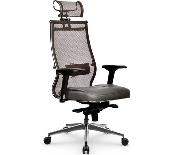 Кресло МЕТТА samurai sl-3.051 mpes, светло-коричневый/серый z312294934