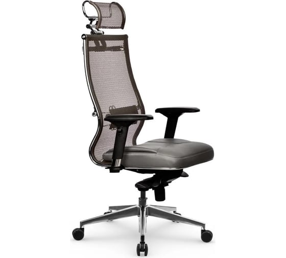 Кресло МЕТТА samurai sl-3.051 mpes, светло-коричневый/серый z312294934