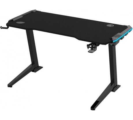 Стол для компьютера FoxGear с электроприводом и RGB-подсветкой, ширина 125 см FG-ZE-49B