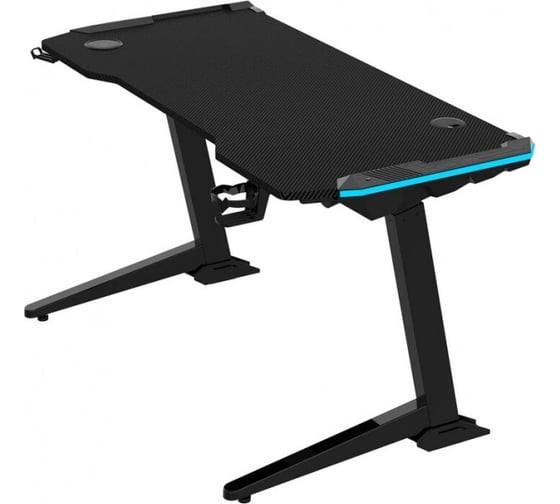 Стол для компьютера FoxGear с электроприводом и RGB-подсветкой, ширина 125 см FG-ZE-49B