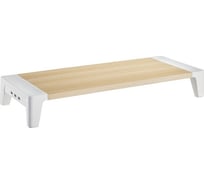 Подставка под монитор FoxGear с тремя USB 3.0, портами, деревянная STB-144