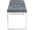 Банкетка GreenWeen ALBA, каркас н/ж сталь, сидение шенилл, цвет Steel Grey, Bulon, 1100x400x450 GW-ALBA-NER-SGREY-110-BL 6