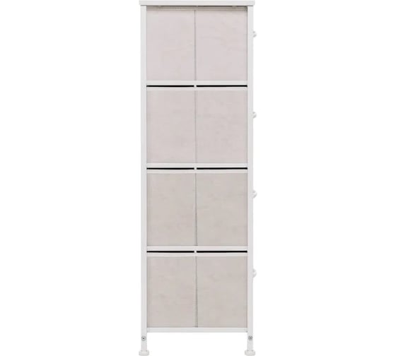 Комод Leset линкс 4 ящика, каркас белый, ящики белые 12794-8120