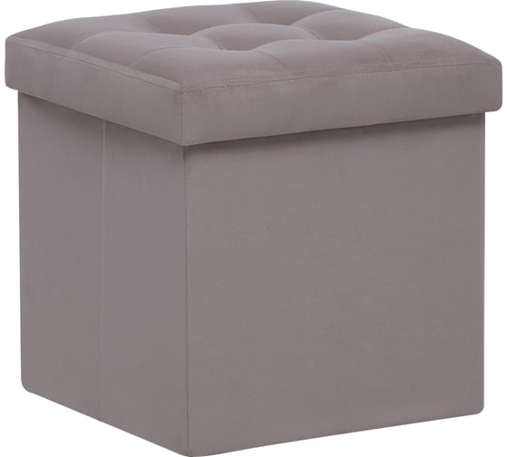 Пуф Leset Плуто складной с крышкой, велюр Velutto 08 (Какао) 1303-1350 1