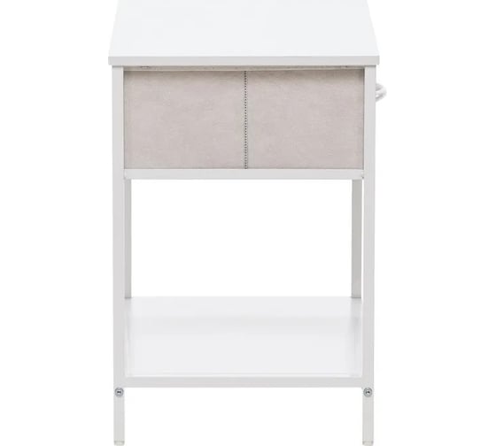 Комод Leset линкс с ящиком и полкой, каркас белый, ящики белые 12792-8106