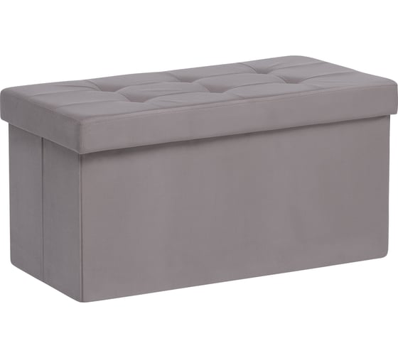 Пуф Leset Леда складной с крышкой, велюр Velutto 08 (Какао) 1303-1420 1