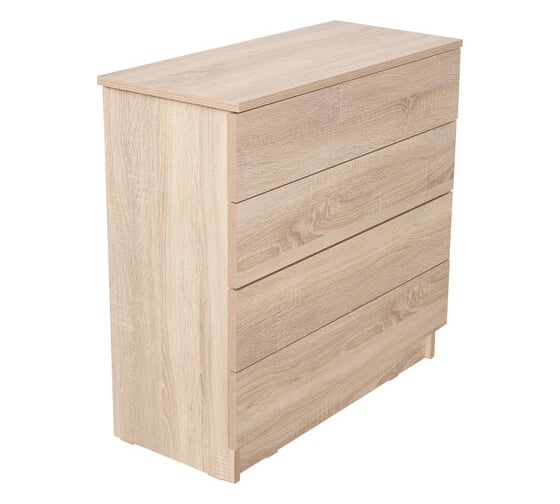 Комод BRABIX scandi cm-001, 750x330x730 мм, 4 ящика, лдсп, дуб сонома 641901