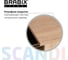 Комод BRABIX scandi cm-001, 750x330x730 мм, 4 ящика, лдсп, дуб сонома 641901 4