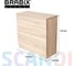 Комод BRABIX scandi cm-001, 750x330x730 мм, 4 ящика, лдсп, дуб сонома 641901 7
