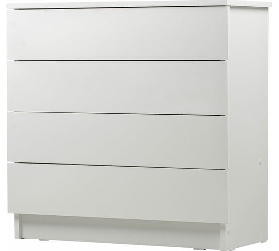 Комод BRABIX scandi cm-001, 750x330x730 мм, 4 ящика, лдсп, белый 941900 641900