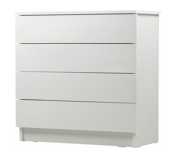 Комод BRABIX scandi cm-001, 750x330x730 мм, 4 ящика, лдсп, белый 941900 641900
