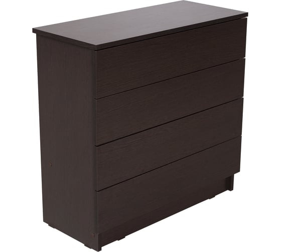 Комод BRABIX scandi cm-001, 750x330x730 мм, 4 ящика, лдсп, венге 641902