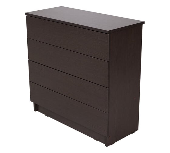 Комод BRABIX scandi cm-001, 750x330x730 мм, 4 ящика, лдсп, венге 641902