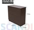 Комод BRABIX scandi cm-001, 750x330x730 мм, 4 ящика, лдсп, венге 641902 6