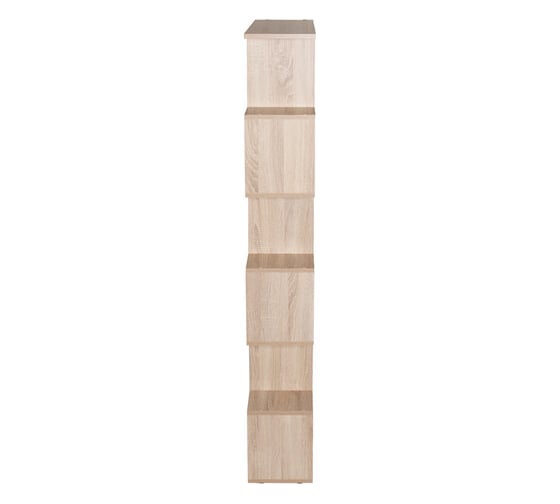 Стеллаж BRABIX scandi sh-008, 730x250x1760 мм, 6 секций, лдсп, дуб сонома 641898