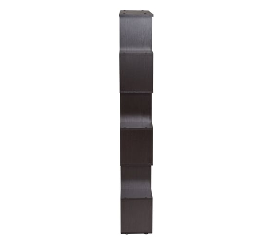 Стеллаж BRABIX scandi sh-008, 730x250x1760 мм, 6 секций, лдсп, венге 641899