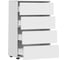 Мебель для спальни Woodville валенсия белый текстурный 536231 3