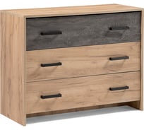 Мебель для спальни Woodville taika дуб золотой/камень темный 499622