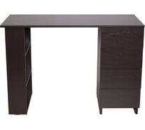 Письменный/компьютерный стол BRABIX scandi cd-016, 1100x500x750 мм, 4 ящика, венге 641893