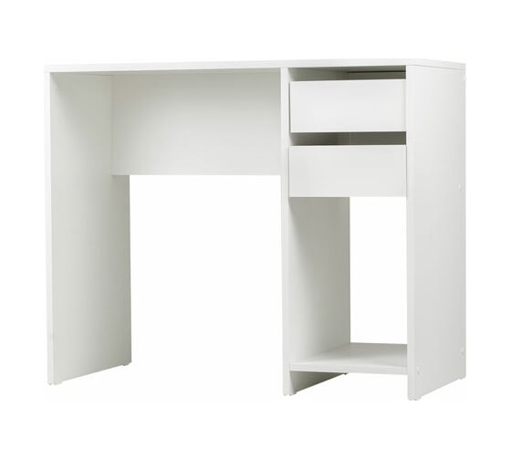 Письменный/компьютерный стол BRABIX scandi cd-017, 900x450x750 мм, 2 ящика, белый 641894