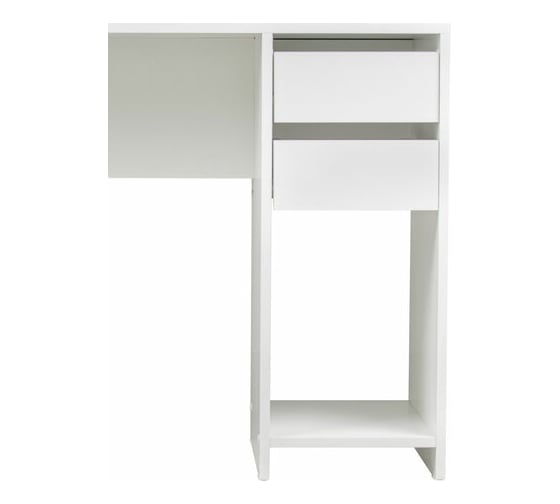 Письменный/компьютерный стол BRABIX scandi cd-017, 900x450x750 мм, 2 ящика, белый 641894