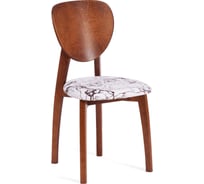 Стул Tetchair diamante мягкое сидение, бук, 42x42x85 см, коричневый, ткань крекс милк 14124