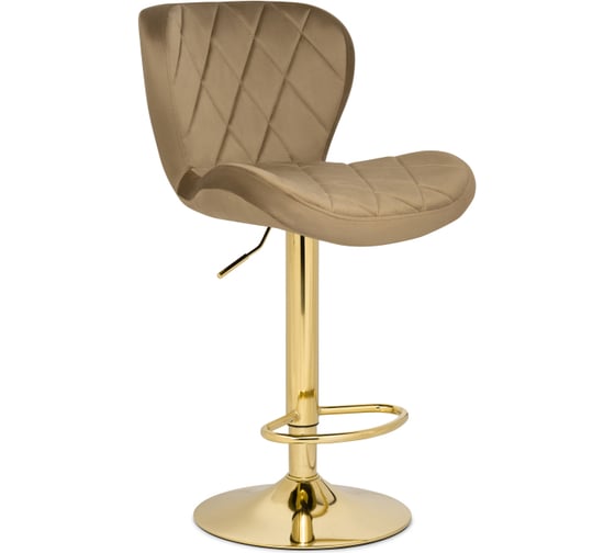Барный стул Woodville porch dark beige/golden 15505 1