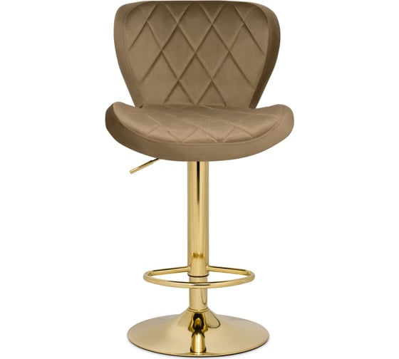 Барный стул Woodville porch dark beige/golden 15505