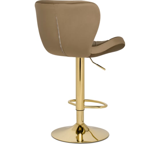 Барный стул Woodville porch dark beige/golden 15505