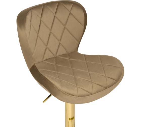 Барный стул Woodville porch dark beige/golden 15505