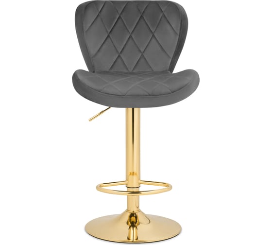 Барный стул Woodville porch dark gray/golden 15504