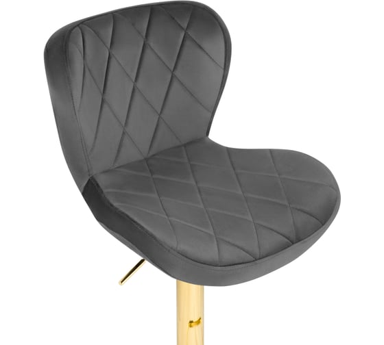 Барный стул Woodville porch dark gray/golden 15504