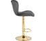 Барный стул Woodville porch dark gray/golden 15504 3