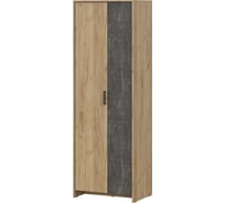 Шкаф Woodville taika дуб золотой/камень темный 512927