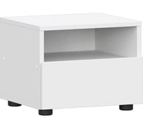 Прикроватная тумба Woodville валенсия белый текстурный 536240