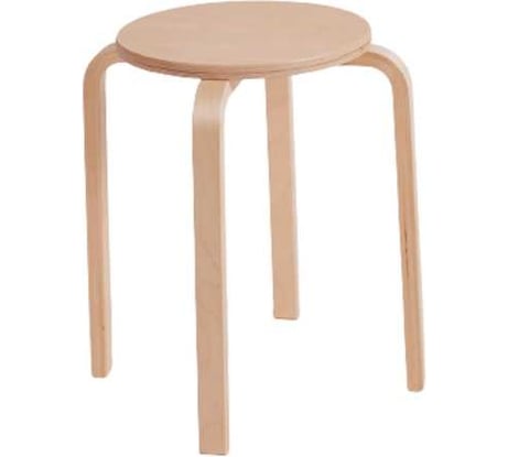 Табурет ООО ТДК FAMILY круглый, водный лак 10000092729