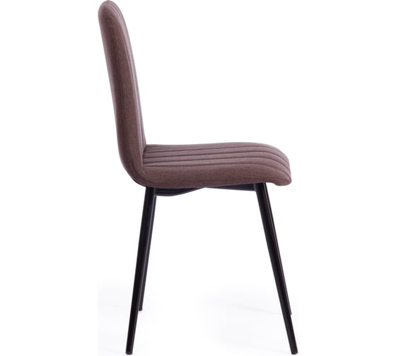 Стул Tetchair arc 4 шт., ткань/металл, 46x52x88 см, коричневый 01/черный 17277