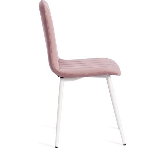 Стул Tetchair arc 4 шт., велюр/металл, 46x52x88 см, пыльно-розовый/белый 19939