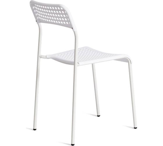 Стул Tetchair adde mod. c-049, 1 шт., металл/пластик, 39x49x78 см, white (белый) 19798