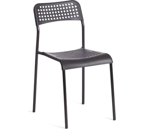 Стул Tetchair adde mod. c-049, 1 шт., металл/пластик, 39x49x78 см, black (черный) 19796