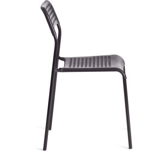 Стул Tetchair adde mod. c-049, 8 шт., металл/пластик, 39x49x78 см, black (черный) 19255