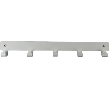 Настенная вешалка с крючками ЭЛИМЕТ Dervio 5, белая БП-00002803