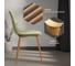Стул Tetchair breeze (mod. 4724) вельвет/металл, 44x53x87 см, green (зеленый) hlr54 / натуральный 4 шт. 19186 5