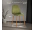 Стул Tetchair breeze (mod. 4724) вельвет/металл, 44x53x87 см, green (зеленый) hlr54 / натуральный 4 шт. 19186 10