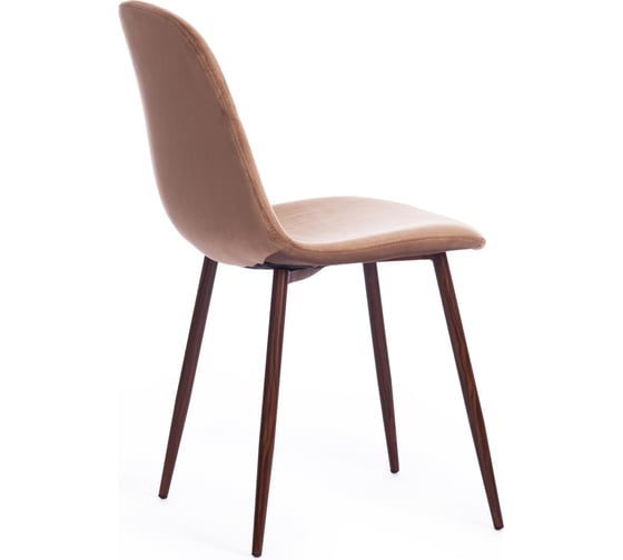 Стул Tetchair breeze (mod. 4724) вельвет/металл, 44x53x87 см, brown (коричневый) hlr11 / орех 4 шт. 19184